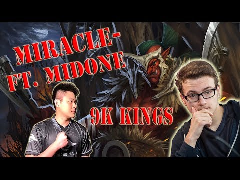 Miracle- Troll Warlord ft. Midone Ancient Apparition vs  rmN /LeBronDota / Illidan