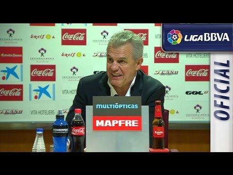 Rueda de Prensa de Aguirre tras el UD Almería (0-0) RCD Espanyol - HD
