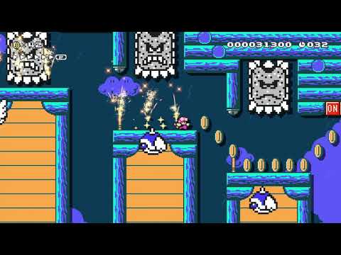 夜の飛行船ラン ! /Airship at night run ! by Re:しょぼん 🍄 Super Mario Maker 2 😶 No Commentary　⚿ac