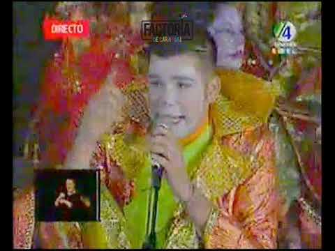 CARNAVAL 2009 - MURGA INFANTIL LOS LENGUAS LARGAS - ACTUACIÓN COMPLETA - CANAL 4 TELEVISIÓN .