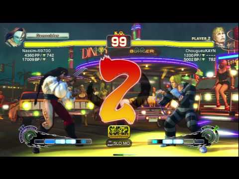 Nassim-69700 (Vega) Vs ChougueuKAYN (Cody) SSF4 AE Ranked Matches - PSN