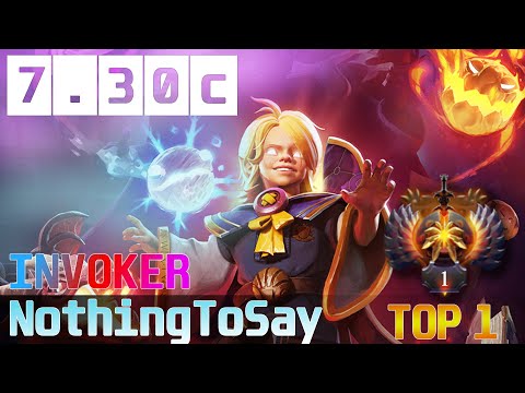 🔥Top #1 Europe🔥 - PSG.LGD.NothingToSay Invoker MID [Patch 7.30c] [Pro Player]