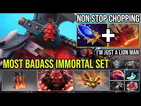 Most Aggressive Call Ever!!! Non-Stop Chopping Enemy with Scepter & 9Min Dagger NEW Cancer Axe DotA2