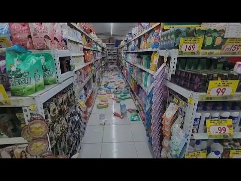 Video Thumbnail: 6.4 magnitude earthquake hits Taiwan, injures 27