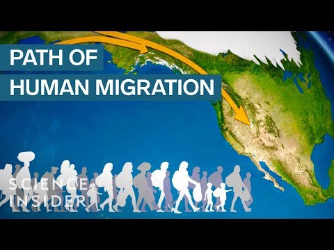 Map Shows How Humans Migrated Across The Globe