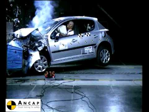 Peugeot 207 2006 ANCAP Crash Test (5 stars)