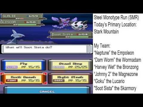 Let's Play Pokémon Platinum (Steel Monotype Run) - Ep. 56, Entering Stark Mountain