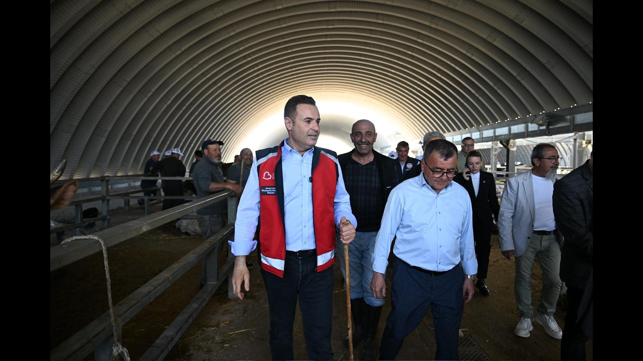 Başkan Akın, Hayvan Pazarı’nı Ziyaret Etti