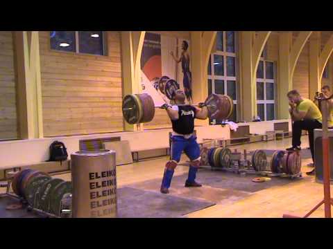 Weightlifting, Vasiliy Polovnikov & Vladimir Safonov, clean&jerk 220kg, 10/2014