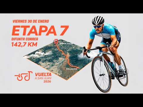 EN VIVO I VUELTA A SAN JUAN 2026 I ETAPA 7 I SANTA LUCIA - DIFUNTA CORREA - SANTA LUCIA I 142,7 KM