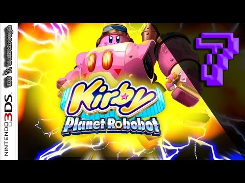 Kirby: Planet Robobot - 100% Walkthrough Part 7 - Level 2 - 1 (All Code Cubes - Story Mode, English)
