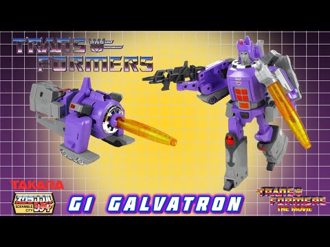 Transformers G1 Scramble City Commander Destron Galvatron D-62 (86) the Movie colors 4k video review