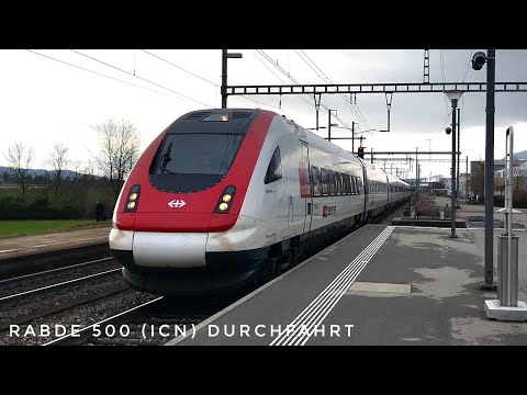 RABDe 500 (ICN) Durchfahrt - Egerkingen