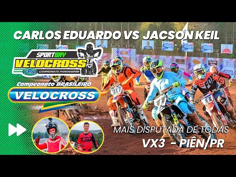 Carlos Eduardo e Jacson Keil Duelam na VX3 - Campeonato Brasileiro e Paranaense de Velocross Piên/PR