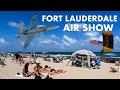 Fort Lauderdale Air Show LIVE Beach Walk W Thunderbirds