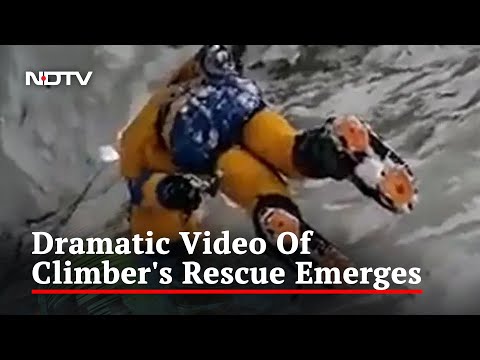 Video: Climber's Incredible Rescue Of Indian Anurag Maloo From Crevasse