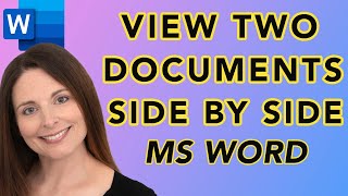 How To View Two Documents Side By Side In Word