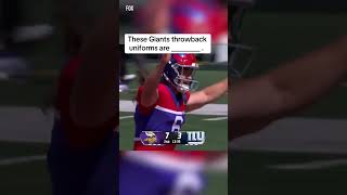 These Giants throwback uniforms are ________ #shorts