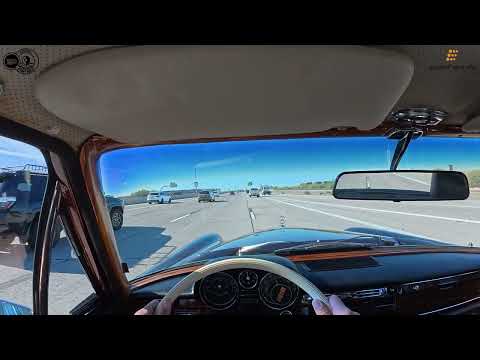 1970 Mercedes-Benz 300SEL 6.3 Highway POV Test Drive (Internal Mic)
