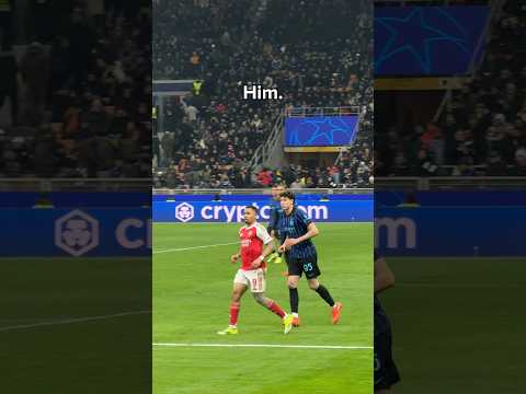 QUESTO GIOCATORE MI HA IMPRESSIONATO ⚽️ a Inter - Arsenal #champions #ucl #inter #arsenal