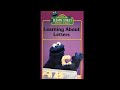 Closing To Sesame Street Learning About Letters 1992 VHS Reprint