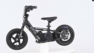 Bilanciatrice elettrica per bambini RIRIBIKE RTX3 24V (12") | Nero | Batteria al litio | Motore 100