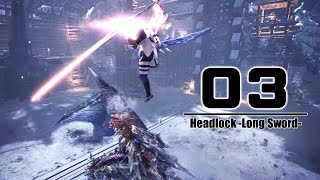 【MHWI】素人クシャルダオラの4Kハメ撮り03 ～太刀編～ ／嵐の棺 Tempered Kushala Daola Long Sword Headlock