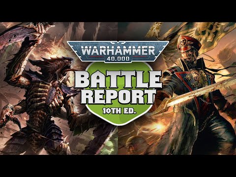 An elegant scenario for a more civilized age- Tyranids vs Astra Militarum Warhammer 40K Ep 69