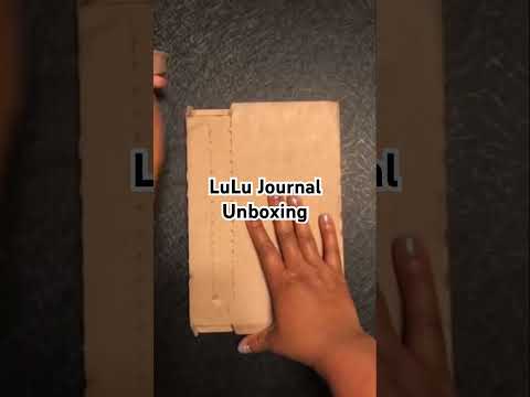 Lulu Journal Unboxing #lulupublishing #author #lulu