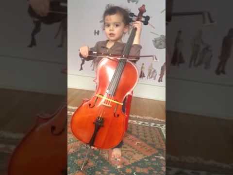 Aryeh shreds the cello