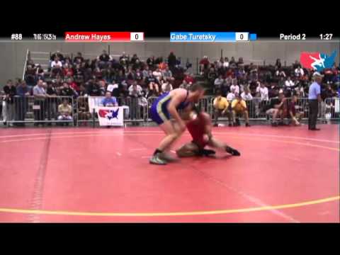 FILAJRFS: 70 KG / 154.25 lbs: Andrew Hayes (Limestone) vs. Gabe Turetsky (Iron Curtain)