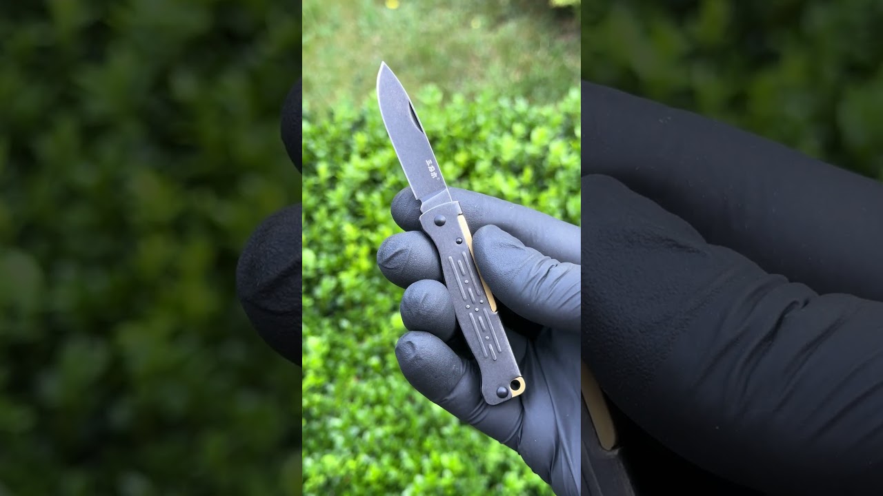 Sanrenmu 611 Black 키체인 나이프