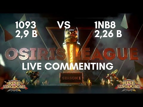 1093 (2,9 B) vs 1nb8 (2,26 B)  Osiris League round of 16 in playoffs - Rise of Kingdoms