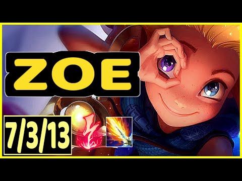ZOE VS ANIVIA - 7/3/13 KDA MID GAMEPLAY CHALLENGER I