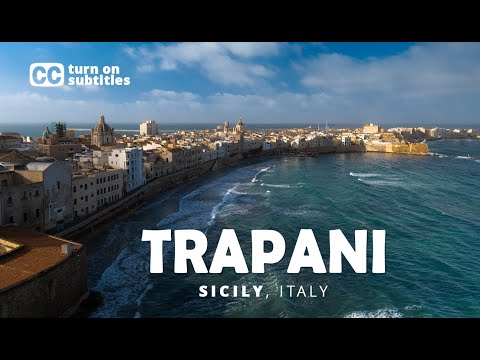 Discover TRAPANI Sicily [subtitles] drone footage [4K] Italy from above 🌅🏖️