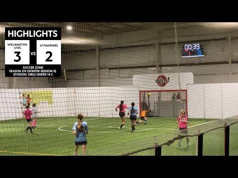 Harper Plays Up Two Grade Levels, Gets Goal, Helps Williamston U14G Pink Defeat LP Panthers, 3 - 2