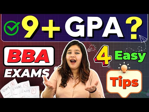 💥 Best Tips to Score 9+ CGPA in BBA 🔥How to Study For BBA Exams? #BBA #BBACourse #BBAJobs