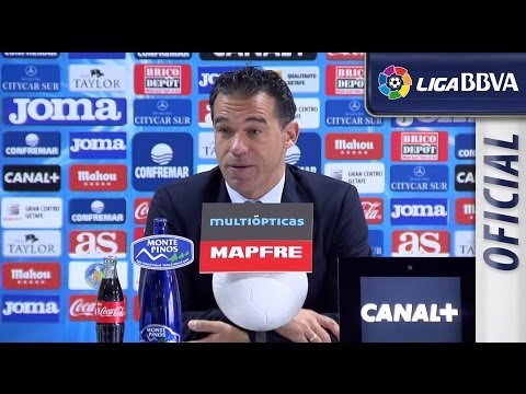 Rueda de Prensa de Luis García Plaza tras el Getafe CF (0-1) Rayo Vallecano - HD