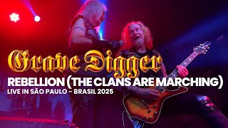GRAVE DIGGER | Rebellion (The Clans Are Marching) | Live in São Paulo 2025 | 4K Video | #gravedigger