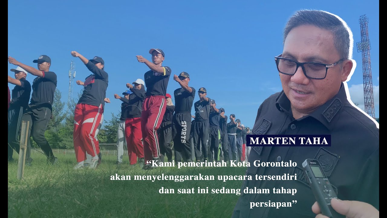 Wali Kota Gorontalo Marten Taha Tinjau Persiapan Pelaksanaan Upacara 17 Agustus