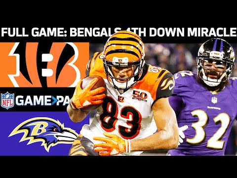 Bengals vs. Ravens Week 17, 2017 FULL Game: The Bengals 4th Down Miracle!