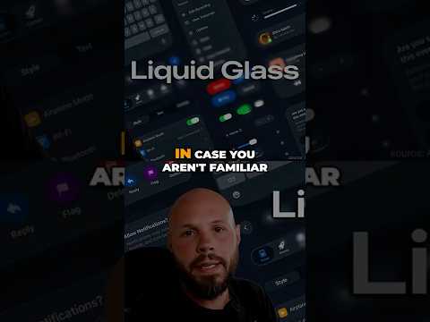 What is Liquid Glass?? (For developers) #swiftui #iosdevelopment thumbnail