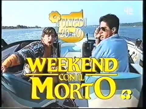 PROMO CANALE 5 FILM "WEEKEND CON IL MORTO" PRIMA TV (1992)