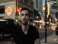 Chris Taylor busks in Toronto