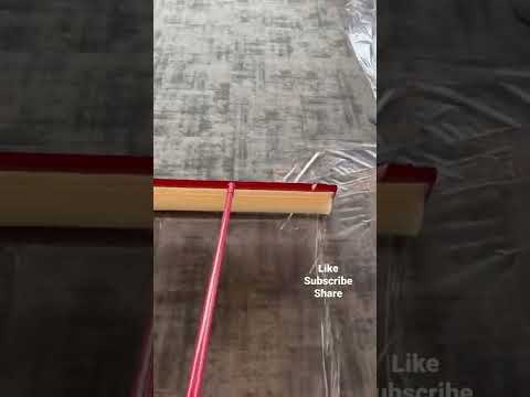 Covering carpet with plastic protection shield #carpet #nyc #construction #union