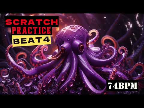 DJ Scratch Practice Loop Beat Instrumental 4【74BPM】