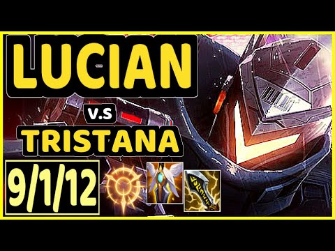 FORG1VEN (LUCIAN) vs TRISTANA - 9/1/12 KDA BOTTOM ADC GAMEPLAY - EUW Ranked MASTER