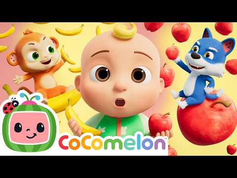 香蕉與蘋果 🍎 | 全新 🍌 CoComelon 動物時間 | 經典童謠與兒童歌曲 (Apples and Bananas 🍎| NEW 🍌 JJ's Animal Time | CoComelon Nursery Rhymes & Kids Songs)