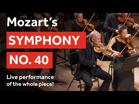 Mozart's Symphony No. 40 – performed live by the London Mozart Players (whole piece)