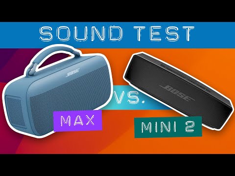 Bose SoundLink Max vs. Bose SoundLink Mini 2 SE. Sound test.
